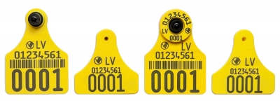 Elektroniskais komplekts (standarta krotālija, elektroniskā krotālija FDX+, apzīmēšanas akts)