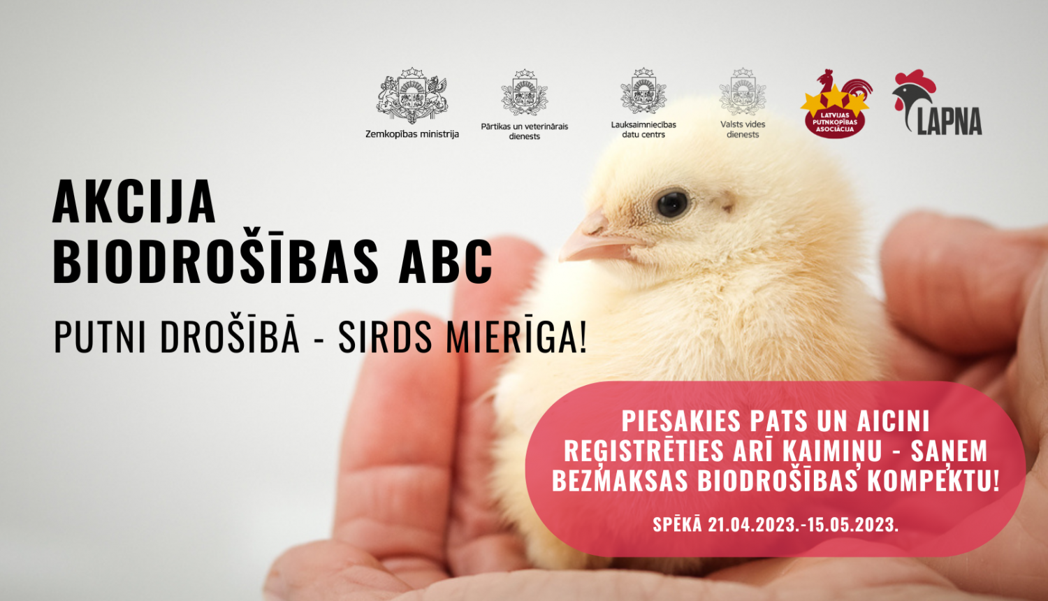 Akcija putnkopjiem Biodrošības ABC